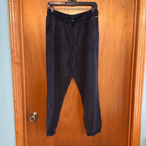 VS PINK Easy Joggers Lightweight Lounge Pants Black sz L - Picture 1 of 9